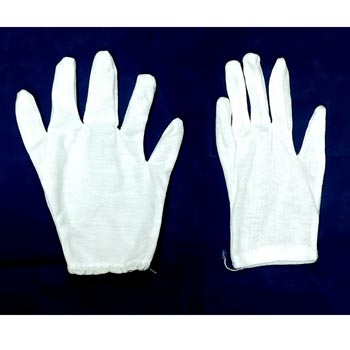  Polycotton White Gloves