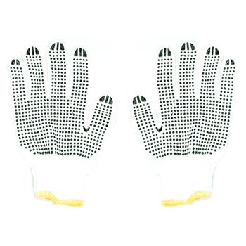  Rubber Dotted Gloves